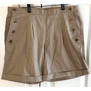21ST Century Lifestyle J. Lindeberg Women's Button Khaki Shorts 29 Pleated